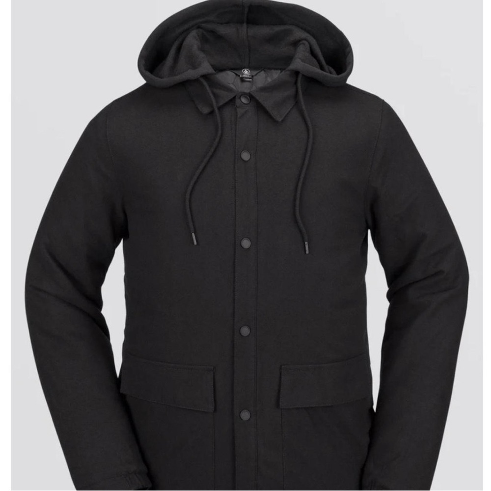 Volcom Men's Black Hooded Jacket
